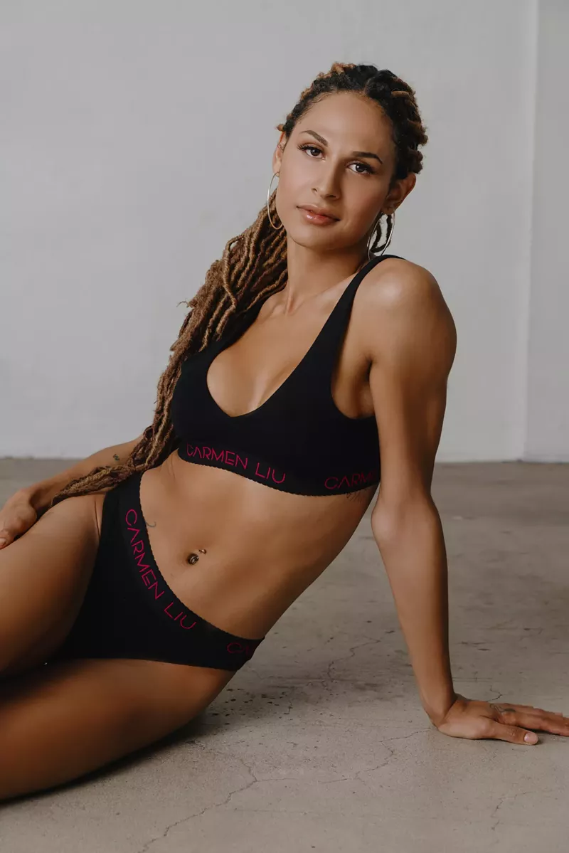 Image: Mylla James, a contestant on Road to the Runway, is proud to represent Texas.