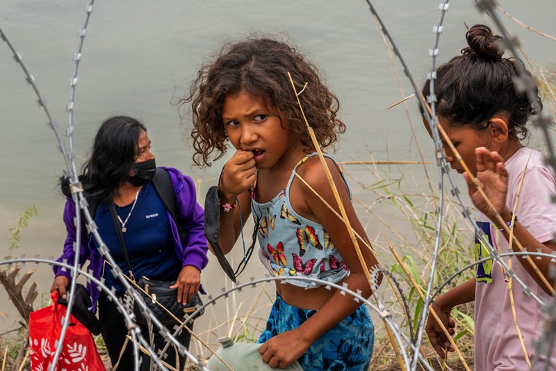 Gov. Greg Abbott has embraced violent rhetoric when describing immigration at the Texas border.