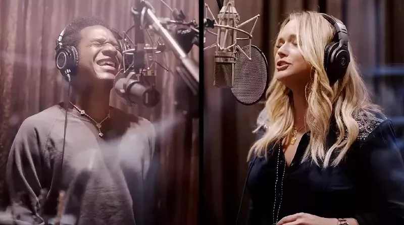 Image: Leon Bridges and Miranda Lambert laid down a new duet track called "If You Were Mine."