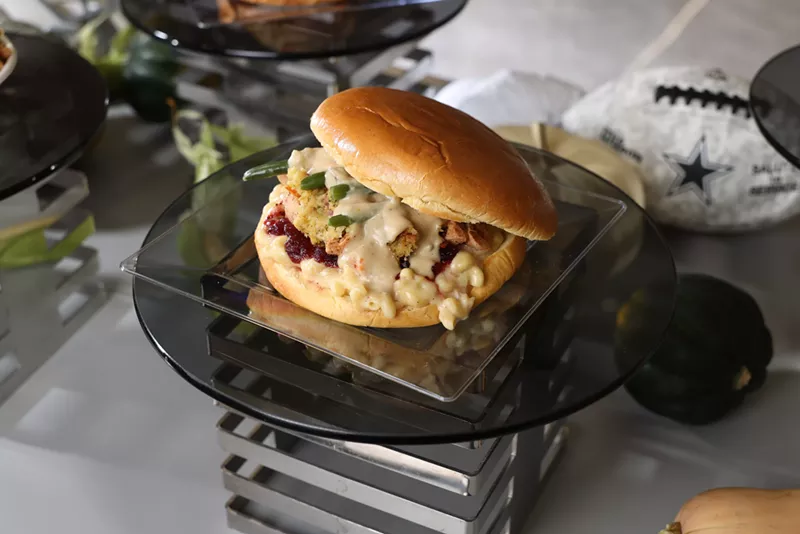 Image: If you're headed to the game, you can get a Thanksgiving Sandwich, which looks pretty damn good. Perfect third-quarter snack.