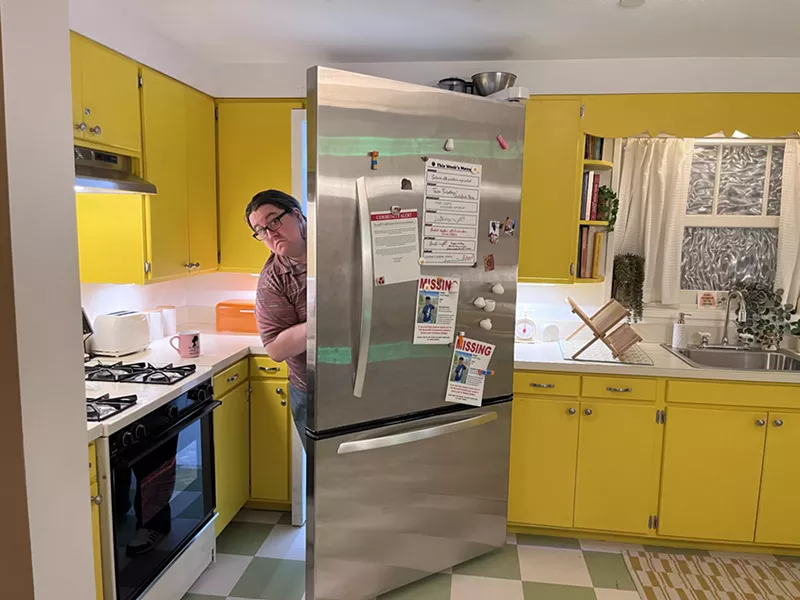 Image: Observer writer Danny Gallagher explored Meow Wolf's The Real Unreal for clues to the mysterious house that seems to bend to time's will.