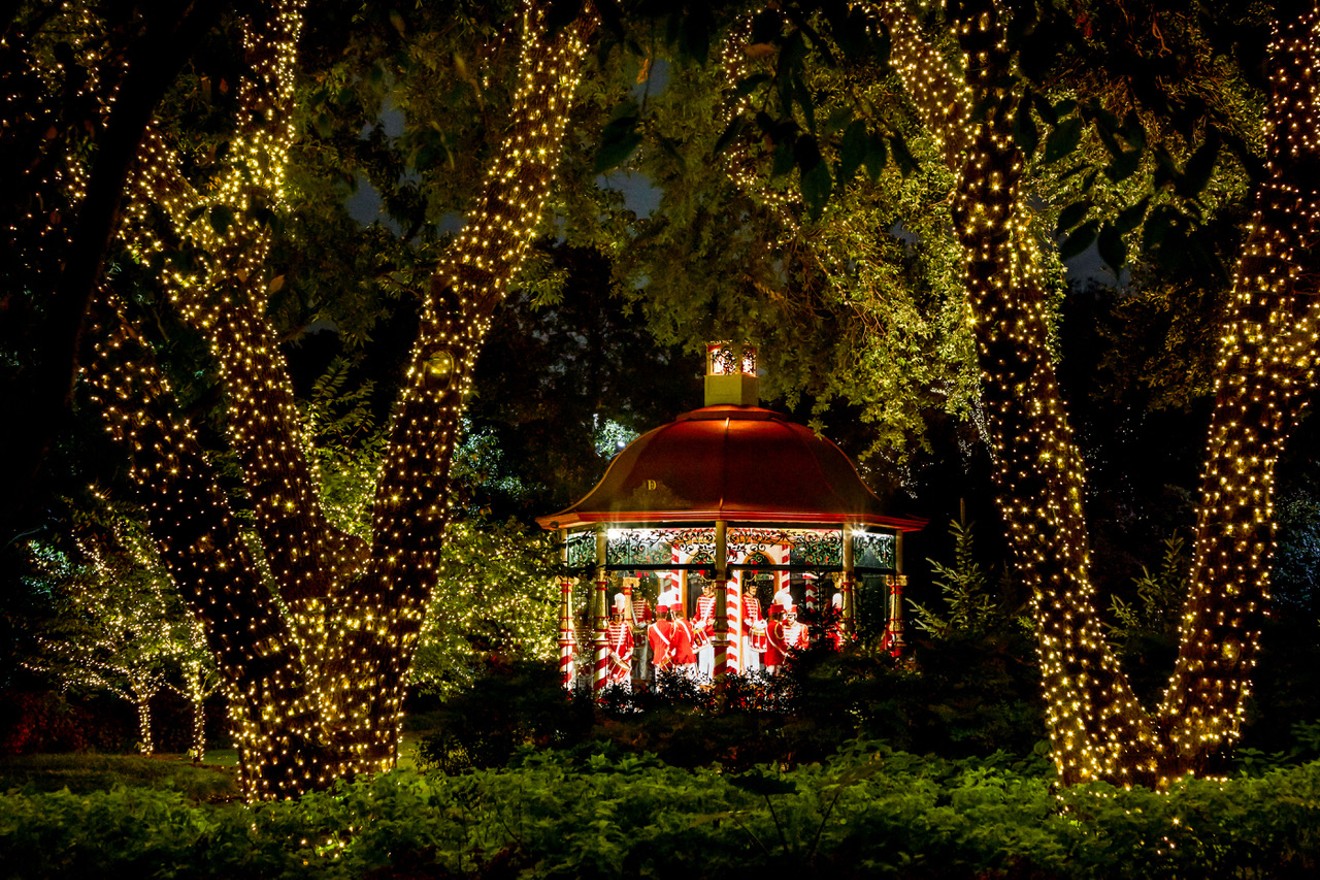 The Dallas Arboretum fulfills our Christmas wishes every year.
