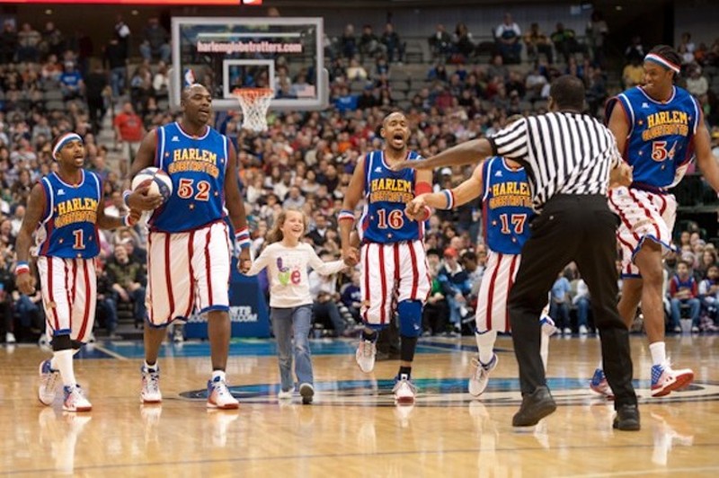 Catch a game with the Harlem Globetrotters on Saturday.
