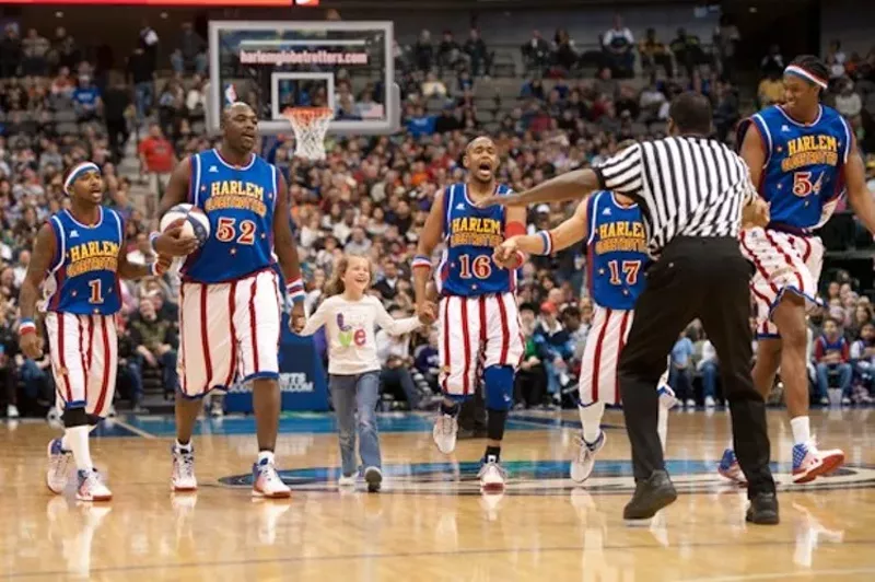 Image: Catch a game with the Harlem Globetrotters on Saturday.