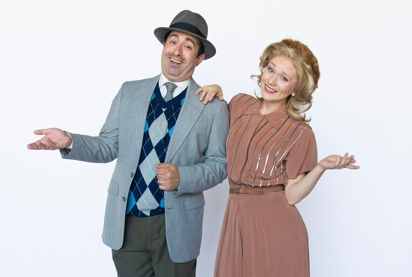 Brian Hathaway and Alison Whitehurst star in WaterTower Theatre's time-traveling musical tribute to the golden age of Hollywood movies,  Goin' Hollywood.