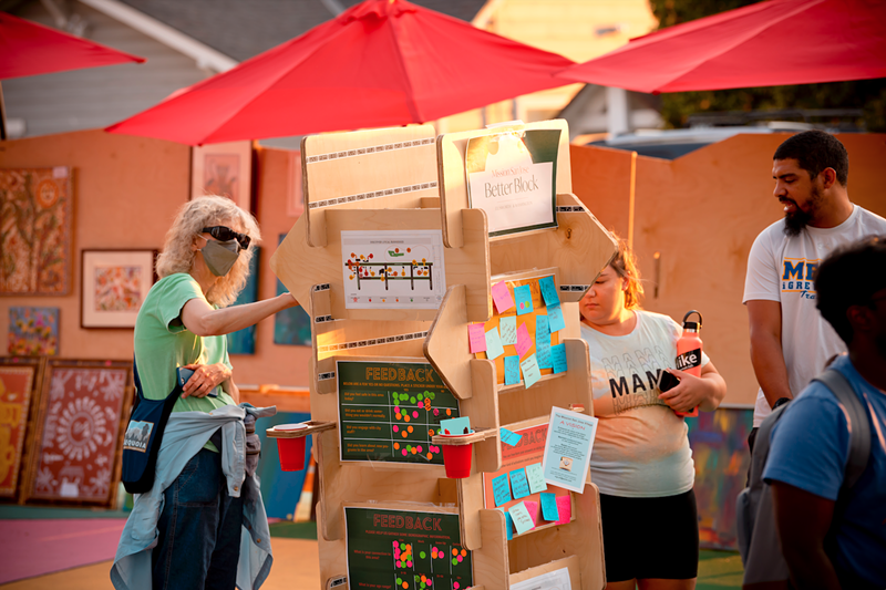 Image: The Better Block Foundation joins with the City of Garland this weekend to involve the community in creating a more creative space on Clara Barton Boulevard.
