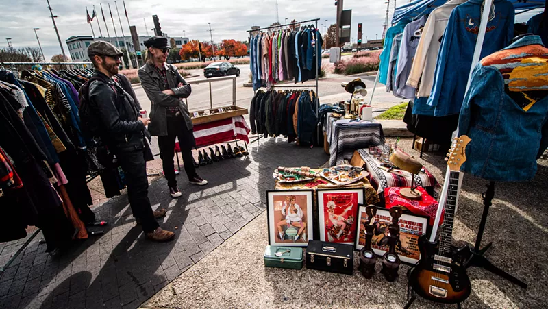 Image: No surprise, Double Wide's pop-up flea market is as cool as the bar itself.