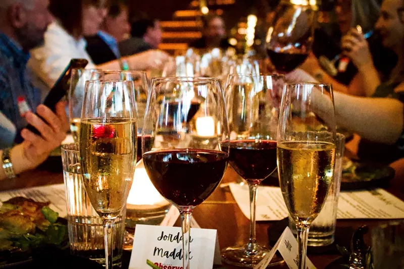 Image: The Ramble Room created a menu for our supper club, along with wine pairings.