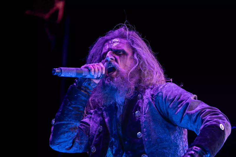 Image: Rob Zombie and Alice Cooper performed at Fort Worth's Dickies Arena.