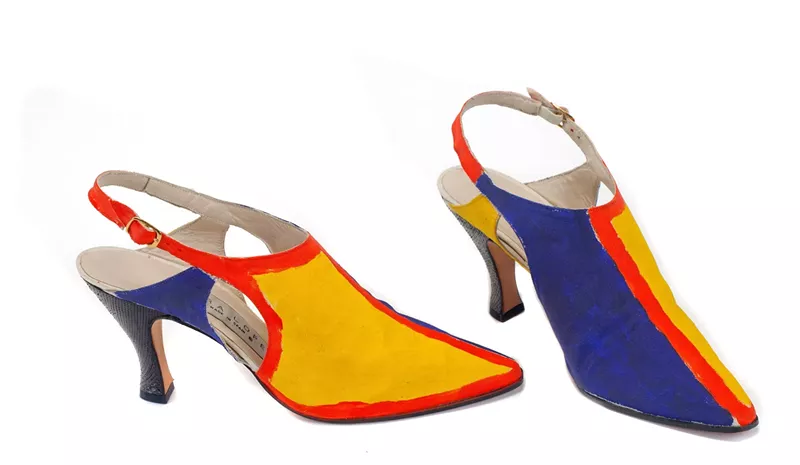 Image: Carrie Bradshaw would approve of these shoes on display at Meadows Museum in Dallas.