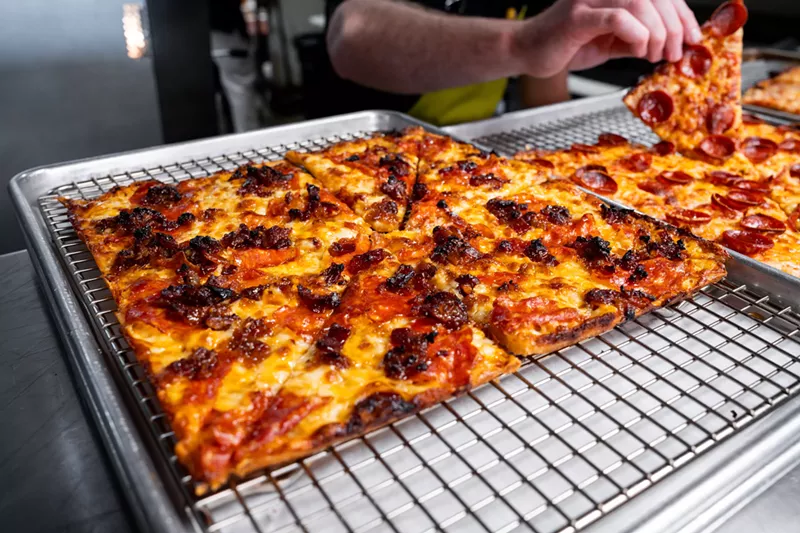 Image: Thunderbird Pies is now serving up their take on tavern-style thin crust pizza with all their typical toppings, including the Honey Bastard.