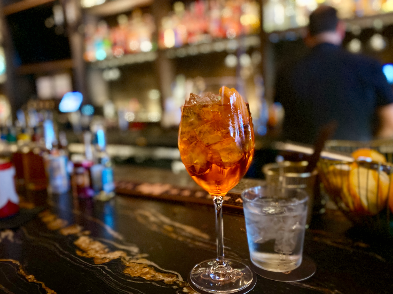 An Aperol Spritz from Atlas is a sure way to win all summer.