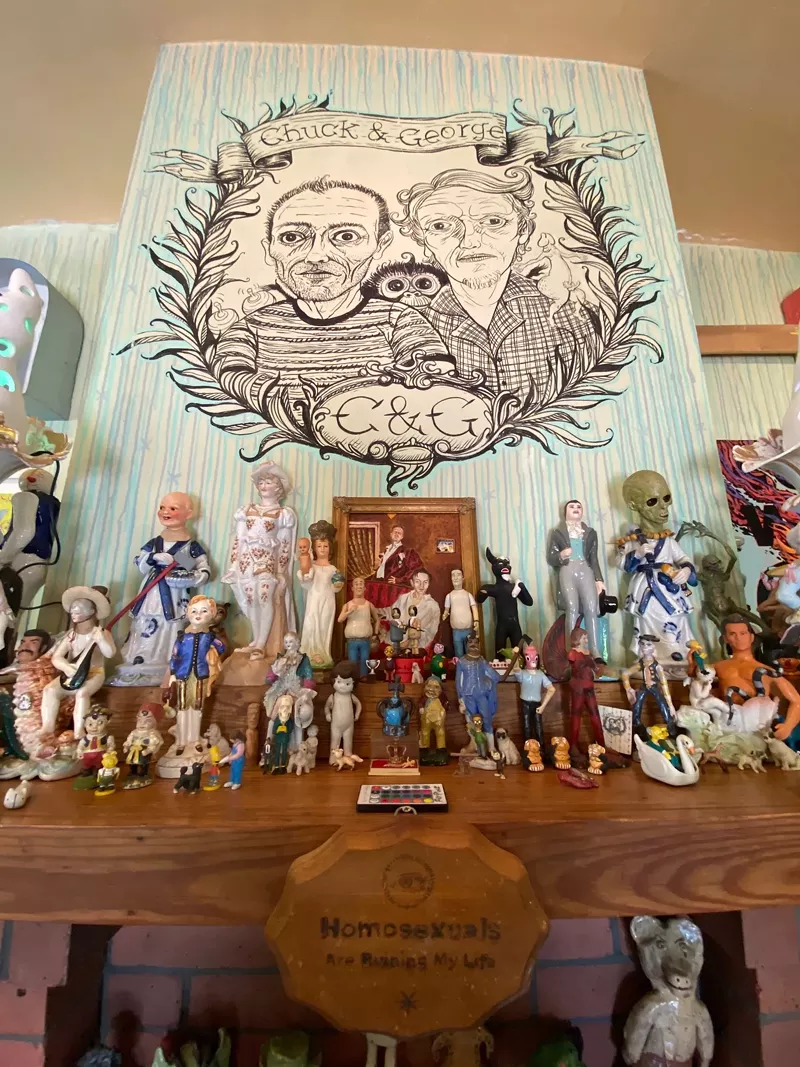 Image: The Chuck and George house is full of quirky delights.