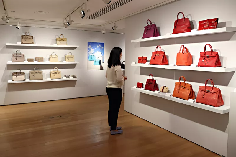 Image: Shopping for real Birkin bags, not at Walmart. Obviously.