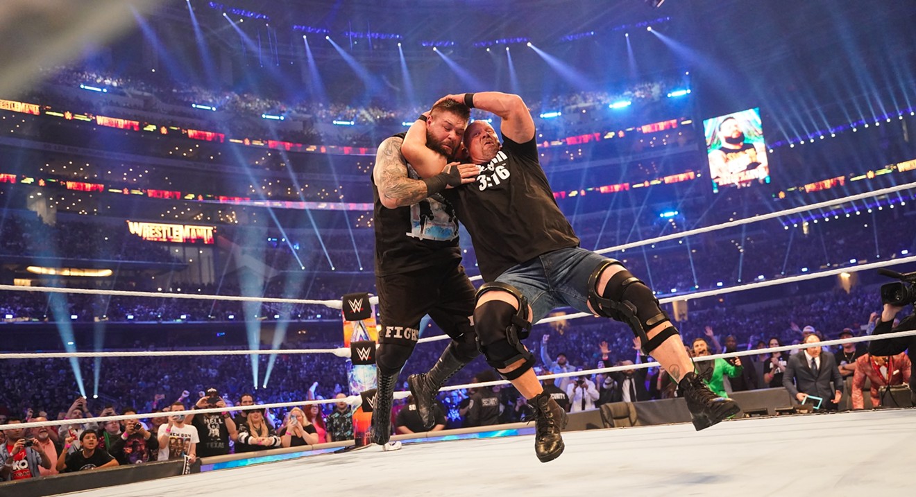 The two-night adrenaline fest known as WrestleMania made DFW crowd's giddy this weekend.