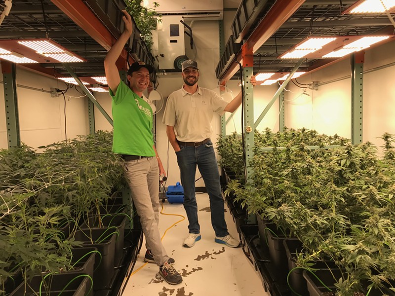 Colt Power (right) and Nick Williams are growing their hemp empire in North Texas.