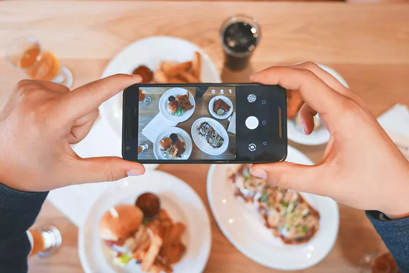 Image: The phone always eats first