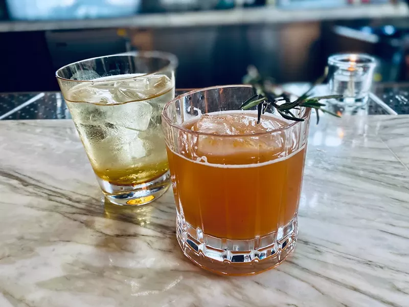 Image: An Old Fashioned at Elm and Good; maybe leave it to the experts.