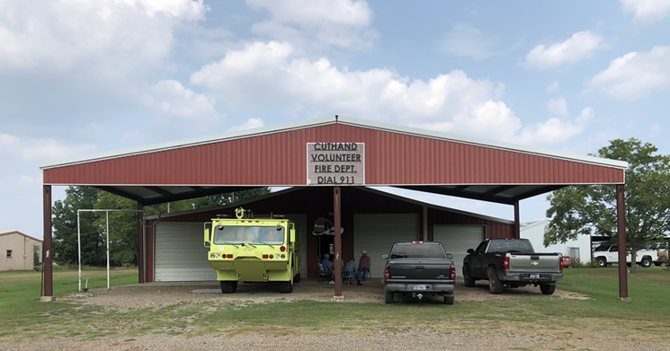 Cuthand's fight against the Marvin Nichols Reservoir began at their volunteer fire department. - JACOB VAUGHN