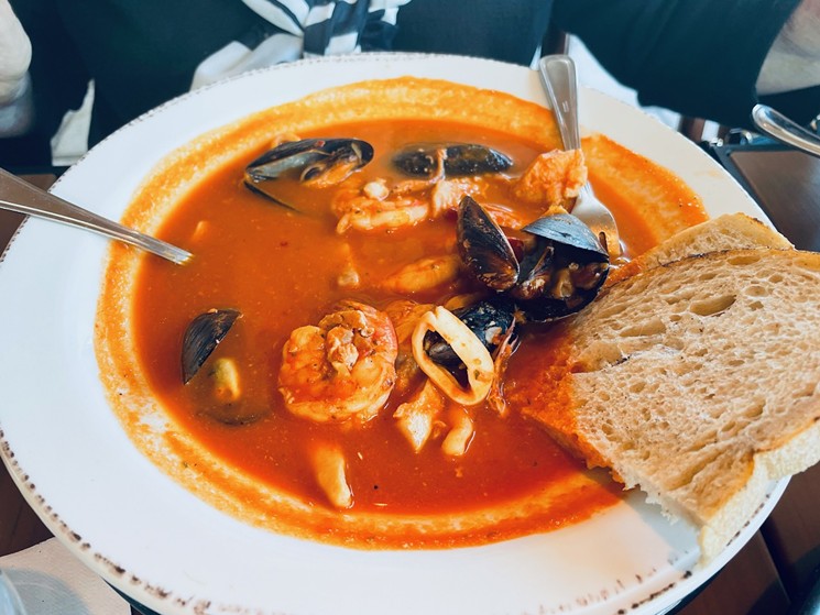 Cioppino at Urban Seafood Co., now open in Plano. - ANGIE QUEBEDEAUX