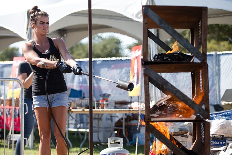 The Fire Woman event is an actual event. - WORLD FOOD CHAMPIONSHIP