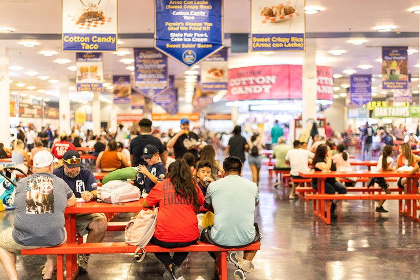 The food court in the Tower Building at the State Fair of Texas. - KATHY TRAN