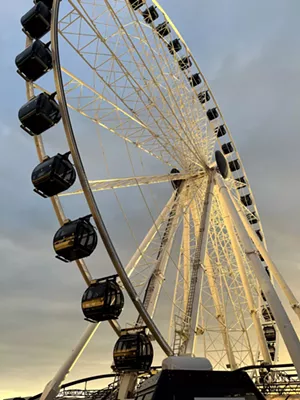 The new Ferris wheel in The Colony is just one of many attractions at the new Grandscape complex. - DANNY GALLAGHER