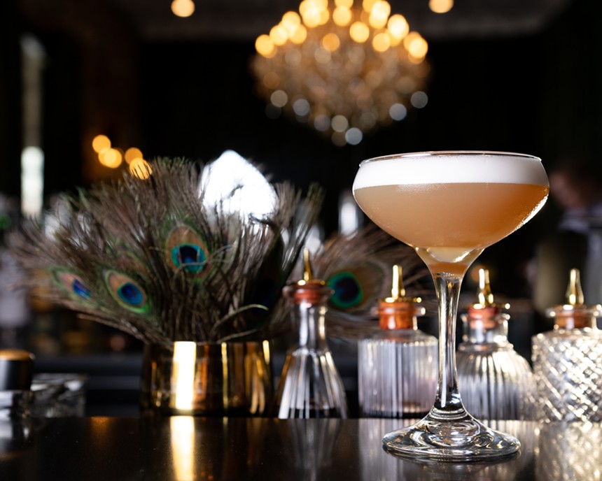 The Massala sour is made with Old Forester bourbon and topped off with aquafaba foam. - ALISON MCLEAN