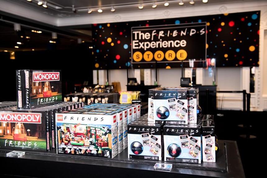 Merch for sale at the Friends Experience. - SUPERFLY X