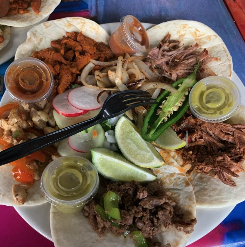 The Dallas taco tour hits mostly under-the-radar spots. - COURTESY OF DALLAS BITES & SIGHTS
