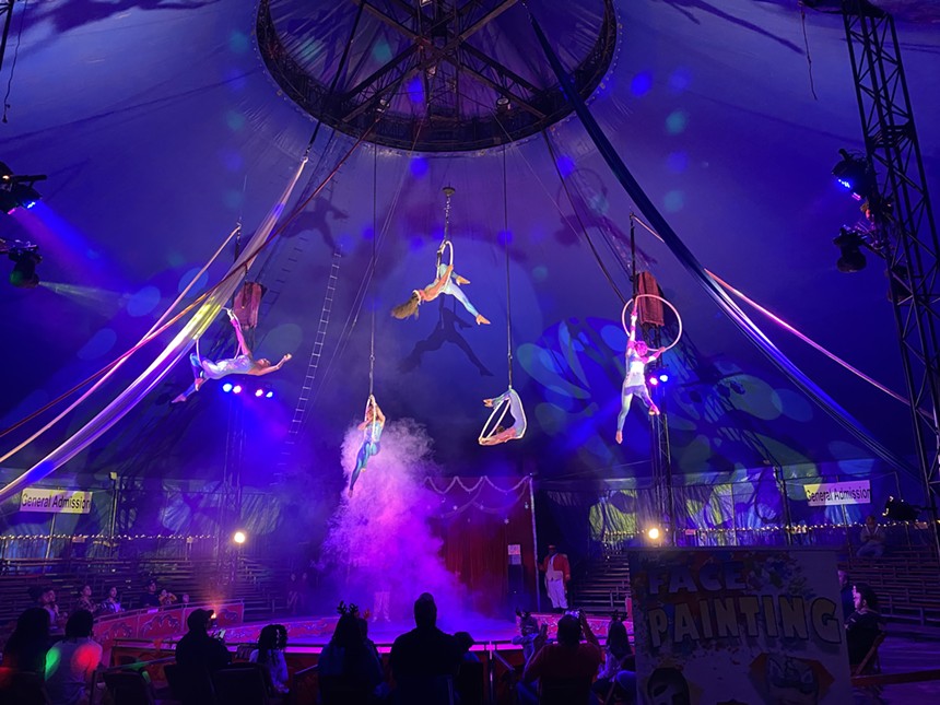 Family-friendly thrills fly high at Super American Circus. - COURTESY OF SUPER AMERICAN CIRCUS