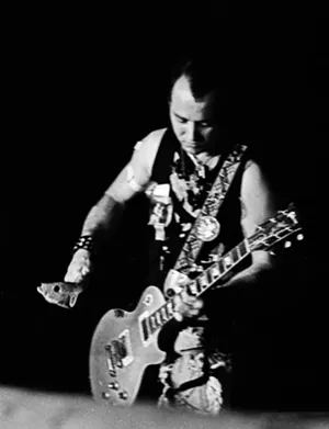 Barry Kooda and his band The Nervebreakers opened for the Sex Pistols at the rowdy January 1978. - CURTIS SMITH