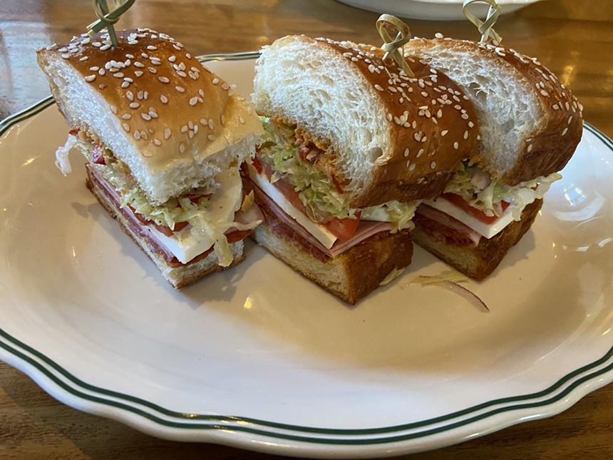 The Italian Sandwich at DL Mack's - AMY MEYER