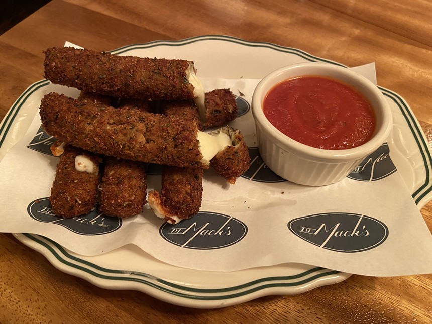 The mozzarella sticks at DL Mack's are highly recommended. - AMY MEYER