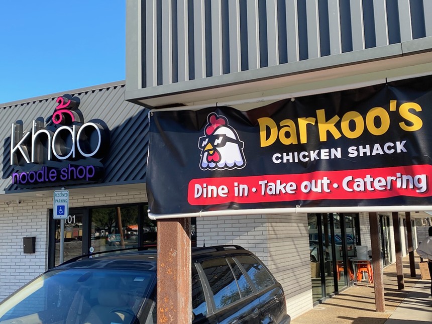 Darkoo's Chicken Shack opened last week in the old Khao Noodle Shop spot. - LAUREN DREWES DANIELS