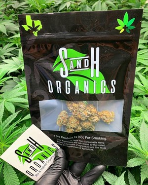 Packaging and hemp product sold by Sky and Hobbs Organics - COURTESY OF SKY & HOBBS ORGANICS
