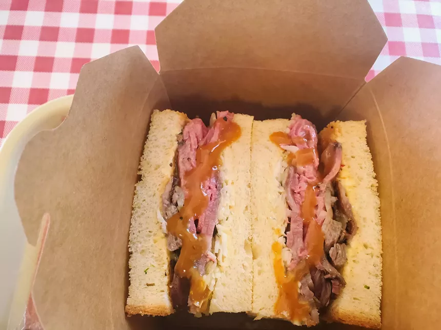 Smoked Shaved Washugyu Ribeye Sando - CHANCE TOWNSEND