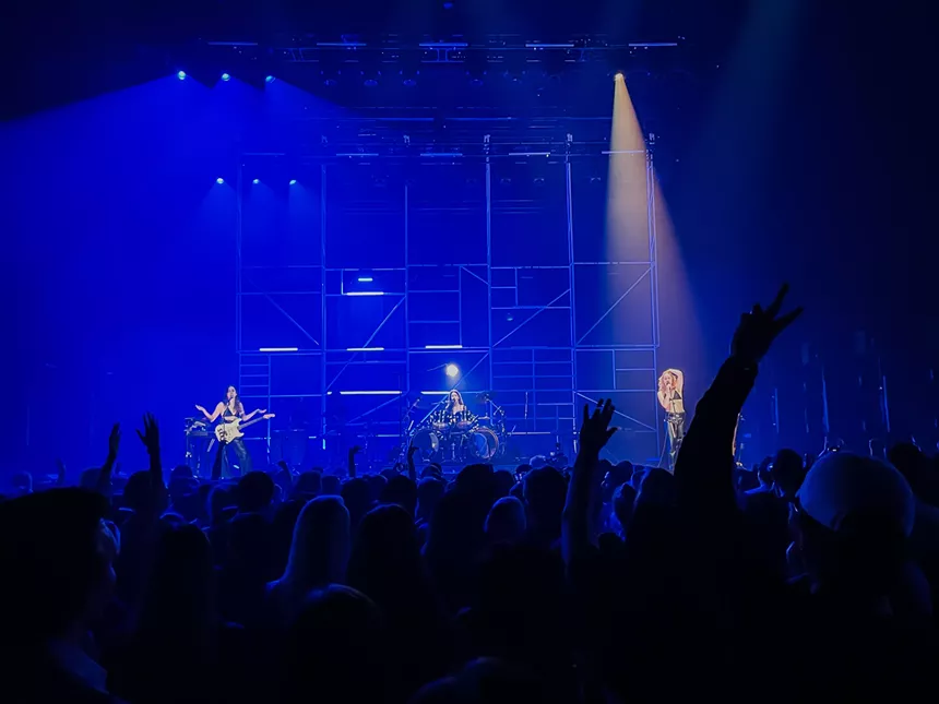 The house wasn't packed in Irving for Thursday night's HAIM show, but the crowd made up for it with enthusiasm, often singing along with the band. - NATALIE PEREZ