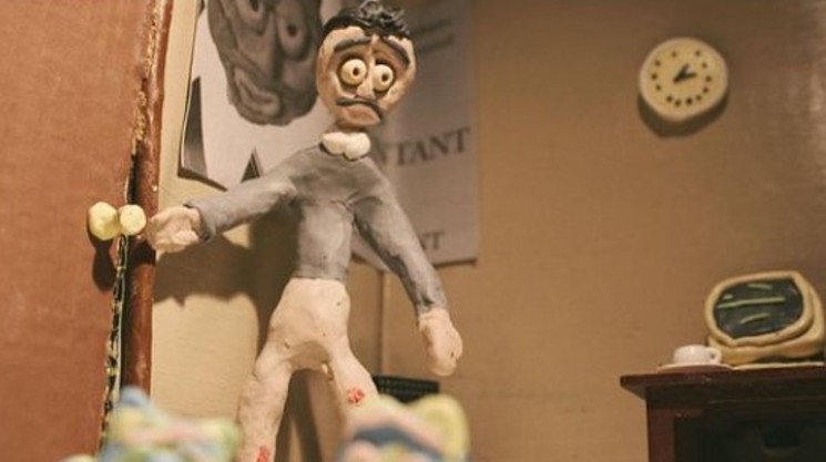 An unassuming accountant named Tim is the protagonist of an animated, horror comedy short film called Peanut made by high school student Mayra Estrada for the 2020 Pegasus Film Festival. - COURTESY PEGASUS FILM FESTIVAL