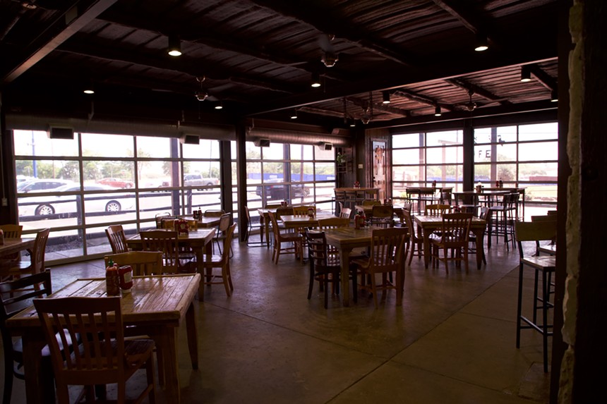 The new space has a large dining area and plenty more parking.  - COURTESY OF HOLLAND SANDERS