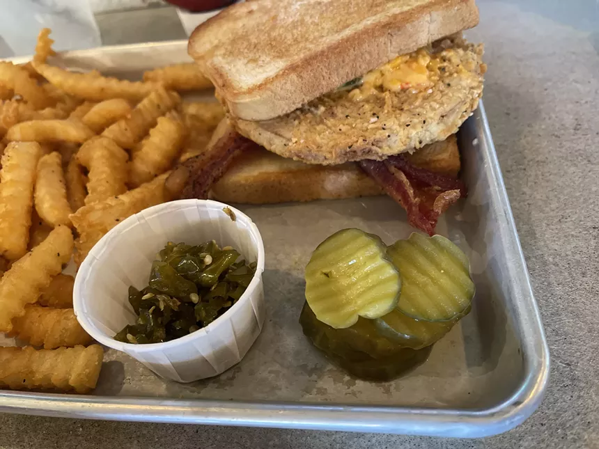 Served on toast it was a nostalgic sandwich, only next time would we order it toasted. -ANGIE QUEBEDEAUX