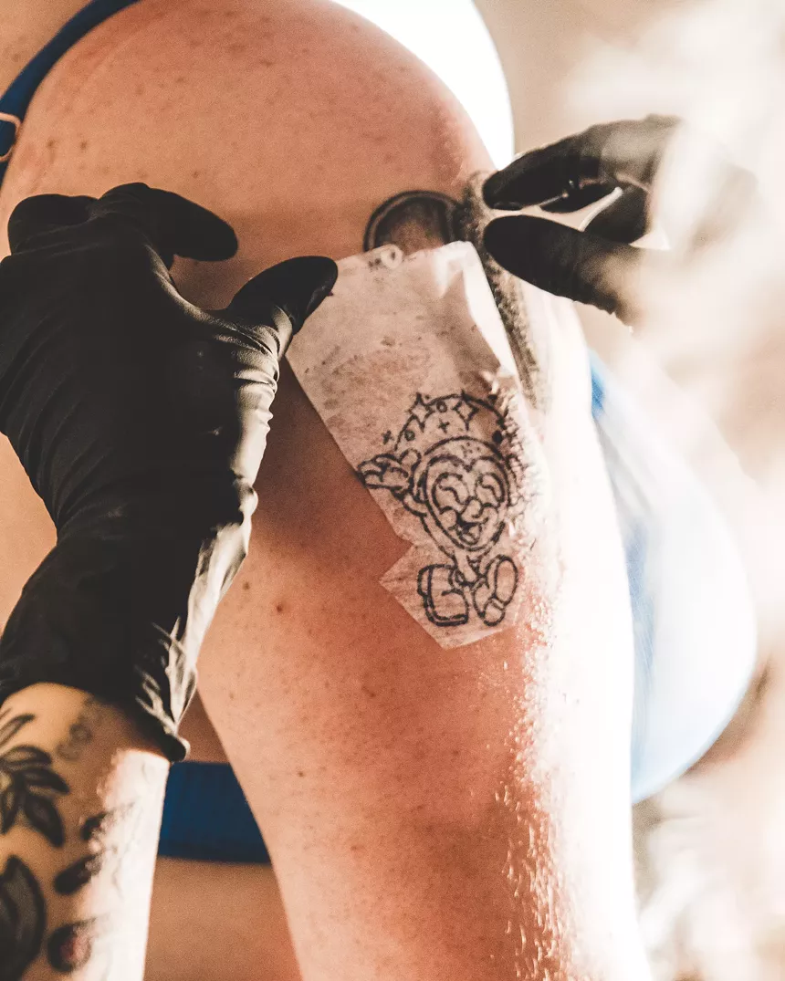 Dallas Pride supporters got inked for the cause this Pride Month.