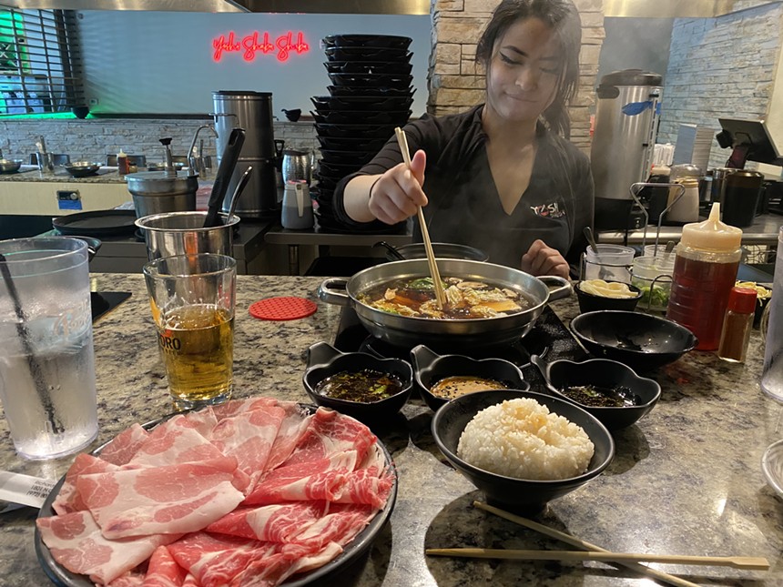 Yoshi Shabu Shabu in Dallas is a Fashionable Tackle a Conventional Japanese Cooking Type