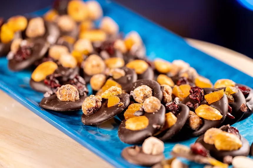 chocolate samples at Dallas Chocolate Festival