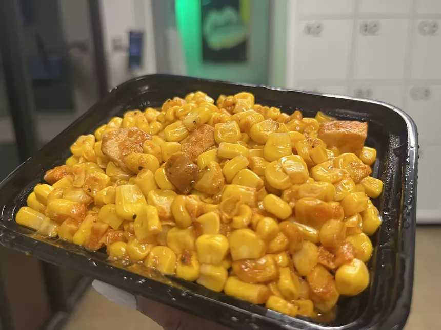 Paneer elote at Halal Fusionz