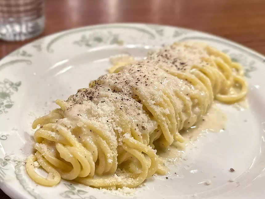 cacio e pepe at via triozzi