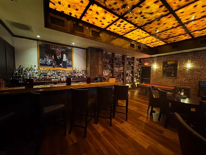 the bar at red phone booth.