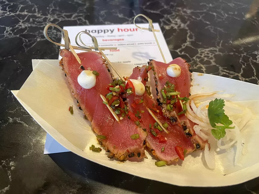 tuna tataki at Wagamama