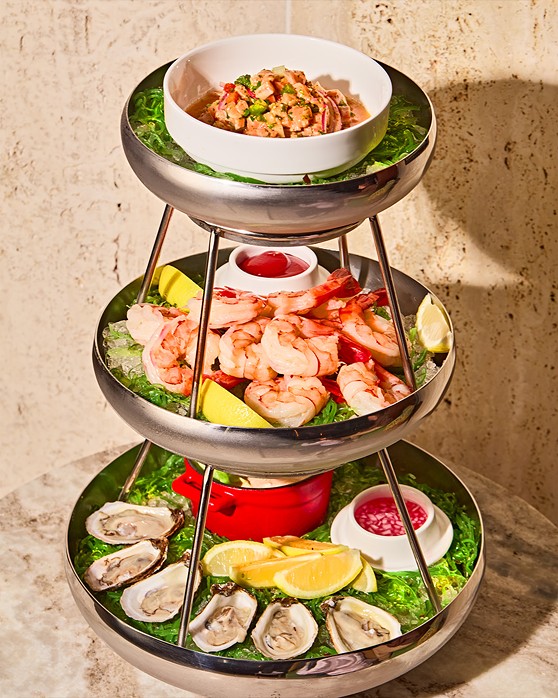 seafood tower at little daisy
