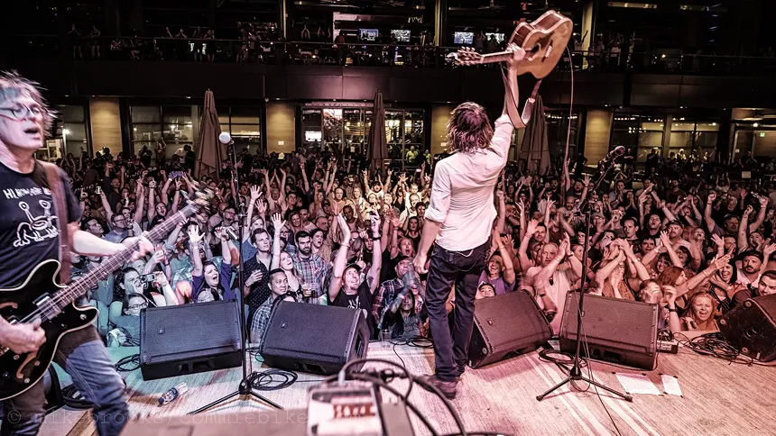 Old 97's play at the Lexus Box Garden, , one of the best outdoor venues in Dallas.